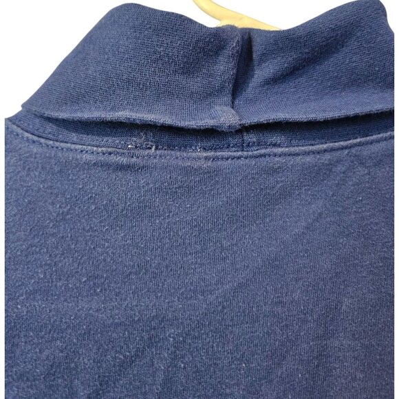 Disney Winnie The Pooh VTG Embroidered Turtleneck Shirt Blue Long Sleeve Sz L - Picture 5 of 13